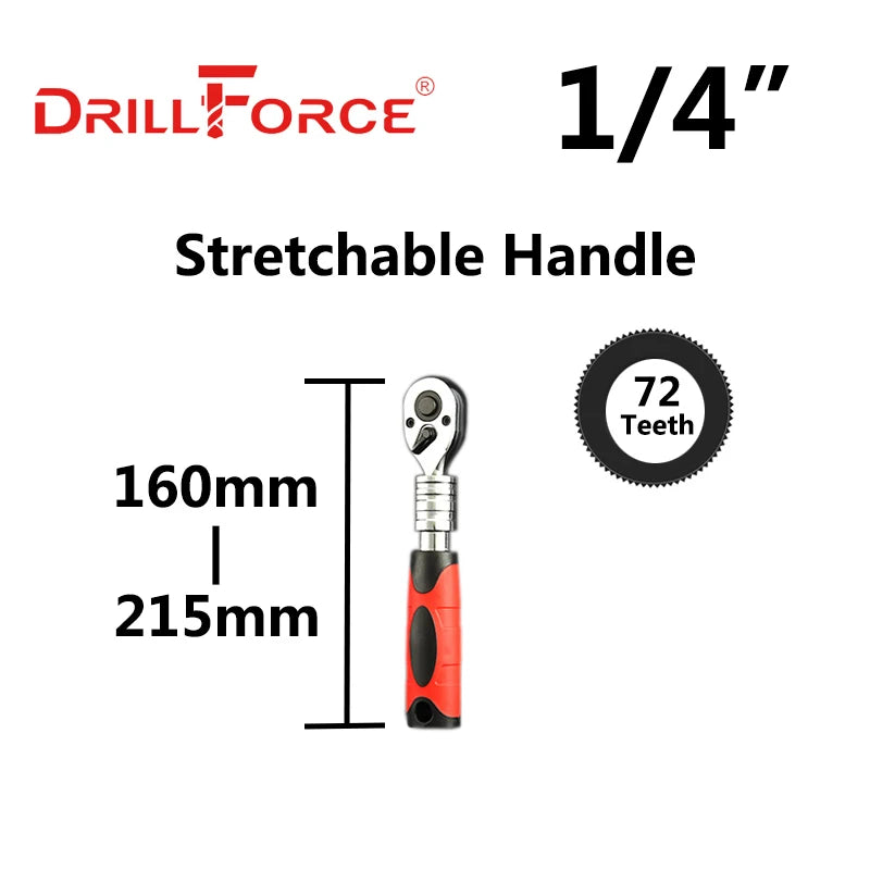 Ratsche 1/4" 3/8" 1/2"