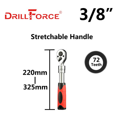 Ratsche 1/4" 3/8" 1/2"