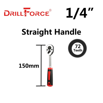 Ratsche 1/4" 3/8" 1/2"