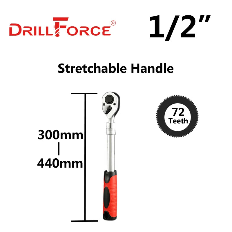 Ratsche 1/4" 3/8" 1/2"