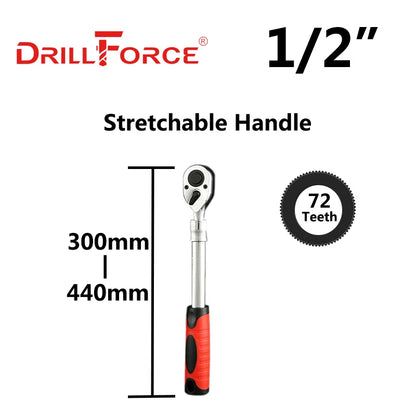 Ratsche 1/4" 3/8" 1/2"