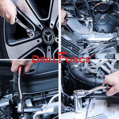 Ratsche 1/4" 3/8" 1/2"