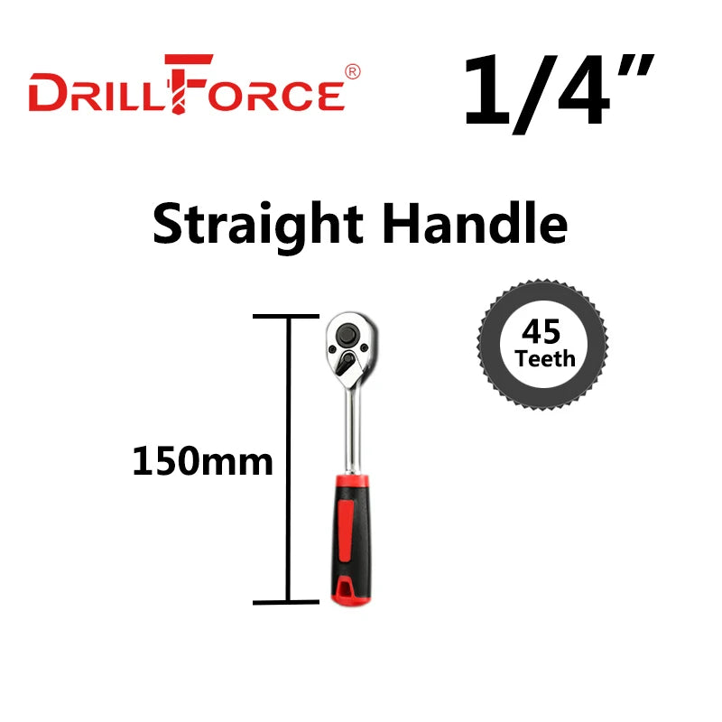 Ratsche 1/4" 3/8" 1/2"