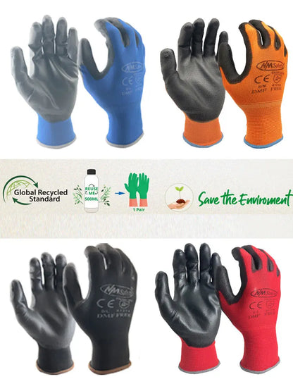 Arbeitshandschuh mit PU-Gummifläche