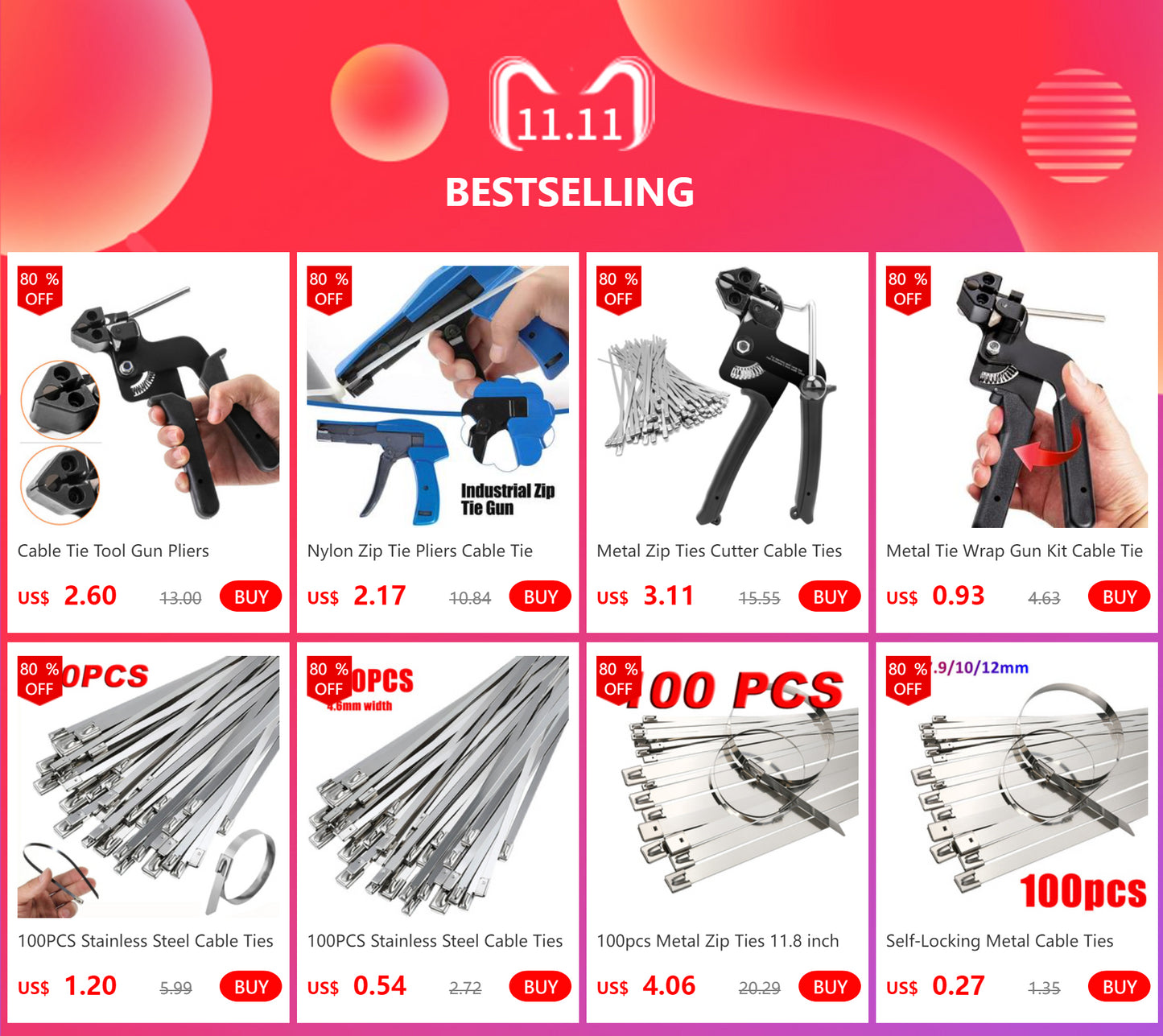 Metal Kabelbinder Zange