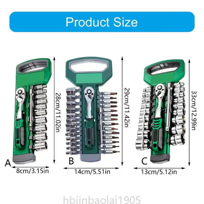 Ratschen Set mit Tragehalter