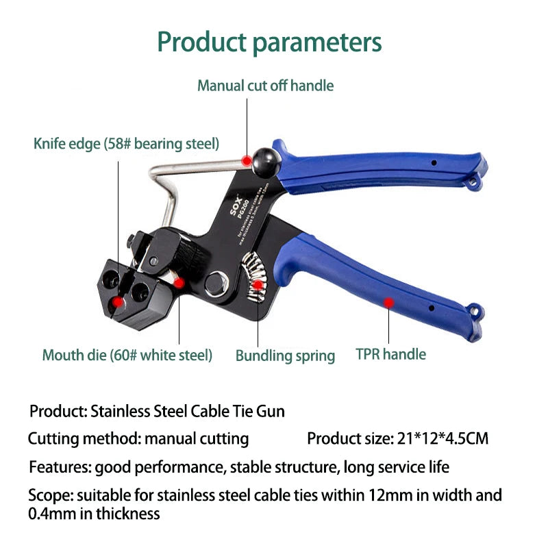 Metal Kabelbinder Zange