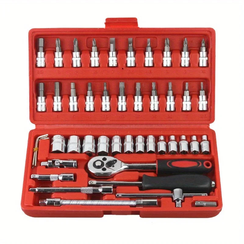 Ratschen- & Steckschlüsselsatz 53/46/16-teilig