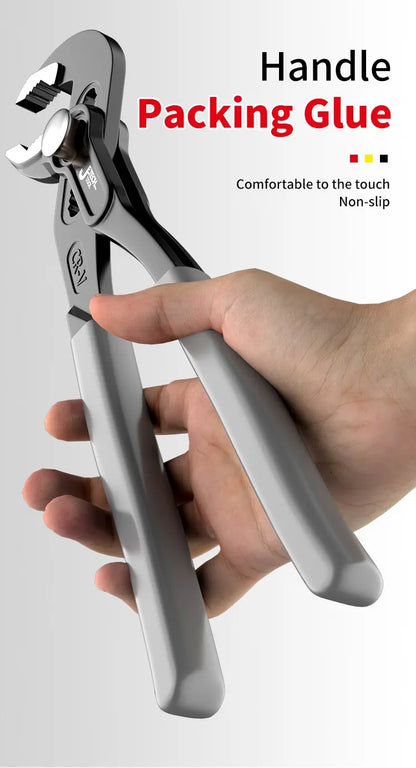 Wasserpumpenzange mit Knopfverstellung